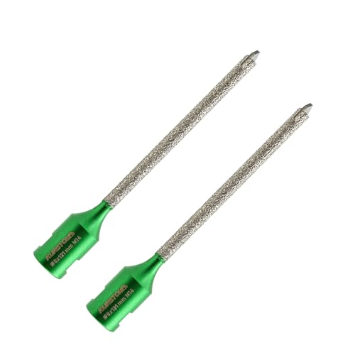 KURSTOL Diamant Mörtel Hakenbohrer – 2 Stück Diamant Fugenfräser 8 mm x 121 mm Hartmetallkopf mit M14 Gewinde für Mauerwerk, Mörtelentfernung, Mauerwerk, Stein, Beton-Winkelschleifer-Bit KURSTOL Diamant Mörtel Hakenbohrer – 2 Stück Diamant Fugenfräser 8 mm x 121 mm Hartmetallkopf mit M14 Gewinde für Mauerwerk, Mörtelentfernung, Mauerwerk, Stein, Beton-Winkelschleifer-Bit von KURSTOL