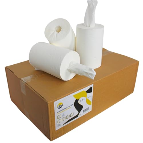 KURTT Mini Handtuchrollen - ohne innenhülse - 120 Meter - 1 lagig - 12 Papierrollen pro packung - Zellstoff J9EDJAA12 KURTT Mini Handtuchrollen - ohne innenhülse - 120 Meter - 1 lagig - 12 Papierrollen pro packung - Zellstoff J9EDJAA12 von KURTT