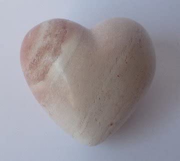 Handschmeichler Speckstein Herzform ca. 4,5cm von KVN