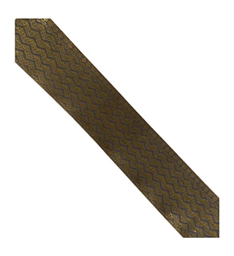 KVR Polyester-Seide, Brokat, Jacquard, Basteln, Nähen, Stickerei, Dekoration, Band, Spitze, Kleidung, Rock, Hochzeit, Party (271,8–4,4 cm breit, 6 m in der Rolle) von KVR