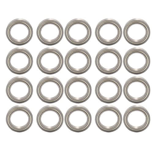 KVSERT 20 Stück Miniatur-Kugellager versiegeltem Metall, abgeschirmt, metrisch, 6701 ZZ 12 x 18 x 4 mm KVSERT 20 Stück Miniatur-Kugellager versiegeltem Metall, abgeschirmt, metrisch, 6701 ZZ 12 x 18 x 4 mm von KVSERT
