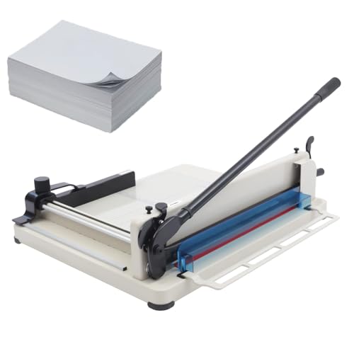 Hochleistungs-Guillotine-Papierschneider A3, Industrielle Guillotine, 400 Blatt, Schneidekartonschneider, Sicherheitsverriegelung, für Büro, kommerzielle Fotokopierdruckerei von KVTUYC
