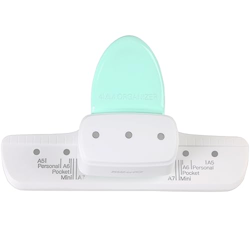 KW-triO 3-Lochstanzer, 4 mm Durchmesser, Papierstanzer für Sammelalben, Notizbücher, Taschenbücher (3 Löcher mit 4 mm Durchmesser) von KW-Trio