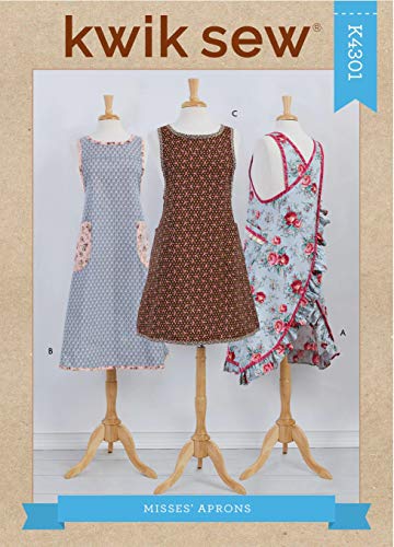 Kwik Sew K4301 Misses' Wraparound Aprons in Three Lengths Sewing Pattern, Size XS-XL von KWIK-SEW PATTERNS