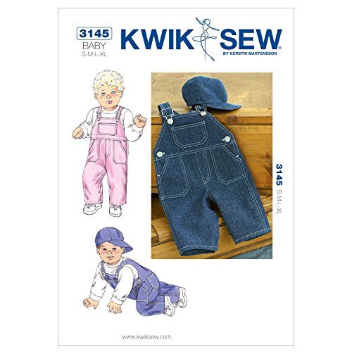 Kwik Sew Mustern k3145 Größe Klein – Mittel – Groß – Extra große Overalls und hat, weiß, 1 Stück Kwik Sew Mustern k3145 Größe Klein – Mittel – Groß – Extra große Overalls und hat, weiß, 1 Stück von KWIK-SEW PATTERNS