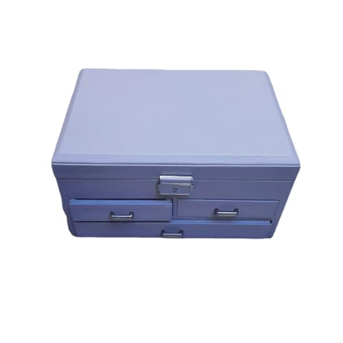 KWMAEEUID Große Kapazität Tragbare Schmuckaufbewahrungsbox Ringe Ohrringe Schmuckschatulle Handheld mit Schloss KWMAEEUID Große Kapazität Tragbare Schmuckaufbewahrungsbox Ringe Ohrringe Schmuckschatulle Handheld mit Schloss von KWMAEEUID