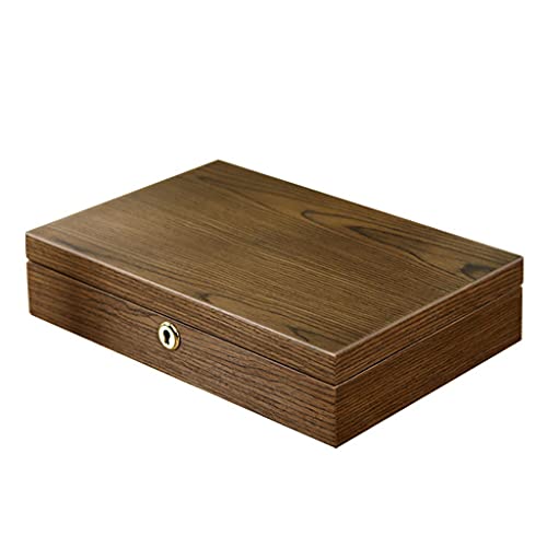 KWMAEEUID Holz-Schmuckschatulle, Sammlung, Schaufenster, Vitrine, Aufbewahrung von Ringen, Ohrringen und Halsketten KWMAEEUID Holz-Schmuckschatulle, Sammlung, Schaufenster, Vitrine, Aufbewahrung von Ringen, Ohrringen und Halsketten von KWMAEEUID