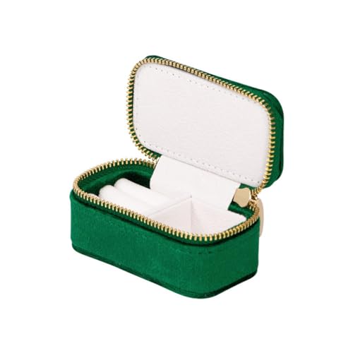 KWMAEEUID Kleine Samt-Schmuckschatulle, tragbare Mini-Schmuckschatulle, tragbare Mini-Schmuckschatulle KWMAEEUID Kleine Samt-Schmuckschatulle, tragbare Mini-Schmuckschatulle, tragbare Mini-Schmuckschatulle von KWMAEEUID