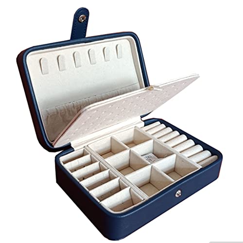 KWMAEEUID Leder Tragbare Schmuckschatulle Doppelte Einfache Ohrringe Ring Schmuck Schatulle Kann Ohrringe Halten KWMAEEUID Leder Tragbare Schmuckschatulle Doppelte Einfache Ohrringe Ring Schmuck Schatulle Kann Ohrringe Halten von KWMAEEUID