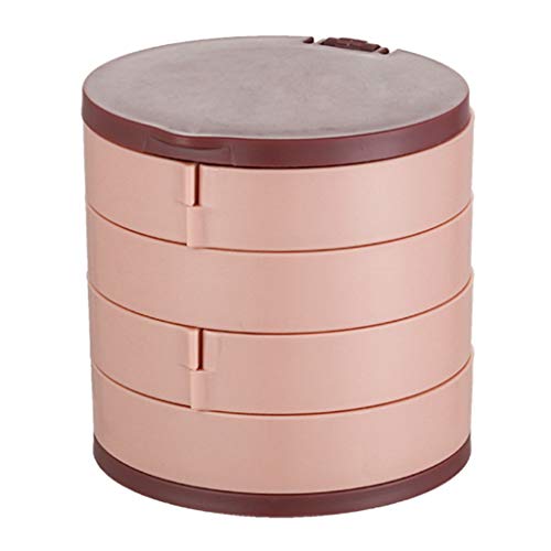 KWMAEEUID Rotierende Schmuckschatulle, Ohrringe, Ohrringe, Ohrringe, Schmuck-Aufbewahrungsbox, Schmuckregal-Aufbewahrungsbox (Farbe: A) von KWMAEEUID