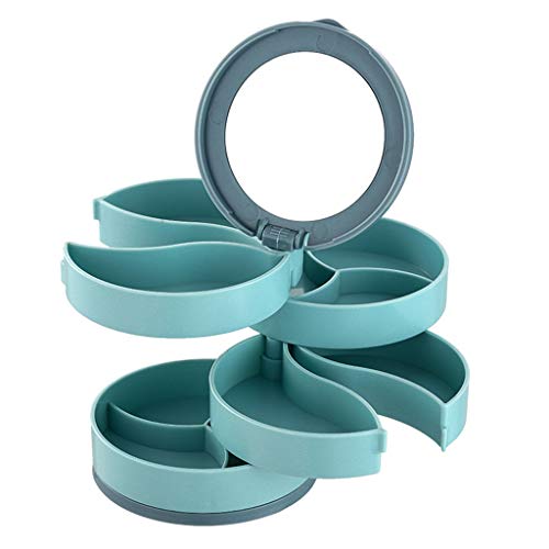 KWMAEEUID Rotierende Schmuckschatulle, Ohrringe, Ohrringe, Ohrringe, Schmuck-Aufbewahrungsbox, Schmuckregal-Aufbewahrungsbox KWMAEEUID Rotierende Schmuckschatulle, Ohrringe, Ohrringe, Ohrringe, Schmuck-Aufbewahrungsbox, Schmuckregal-Aufbewahrungsbox von KWMAEEUID