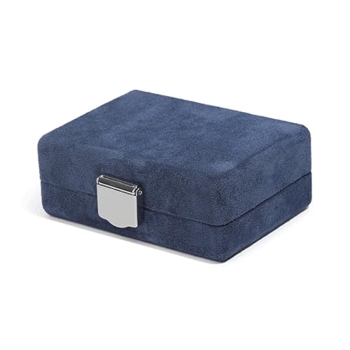 KWMAEEUID Schmuck-Aufbewahrungsbox, Ohrring, Ring, Halskette, Schmuck, Schmuck, Klassifizierung, Klappdeckel, Schmuckschatulle (Farbe: D, Größe: 13 cm) von KWMAEEUID
