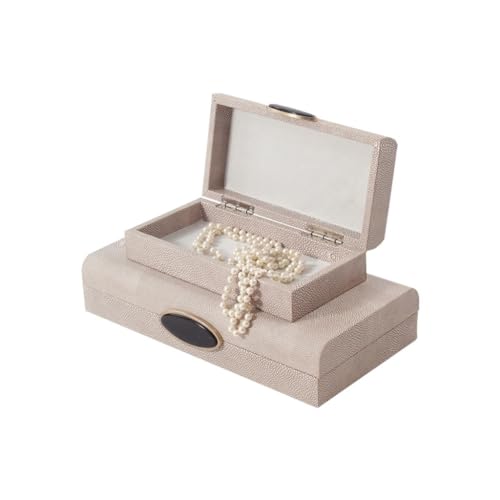 KWMAEEUID Schmuck-Flanell-Box mit Schnalle, Khaki, PU-Leder, Schmuckschatulle, Dekoration KWMAEEUID Schmuck-Flanell-Box mit Schnalle, Khaki, PU-Leder, Schmuckschatulle, Dekoration von KWMAEEUID