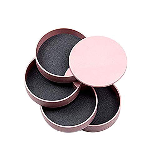 KWMAEEUID Schmuckschatulle, um 360 Grad drehbar, Schmuckaufbewahrungsbox, 4 Schichten, Halsketten-Organizer, Halter, Halskette, Armband, Ring, Ohrringe, Zubehör, Behälter von KWMAEEUID