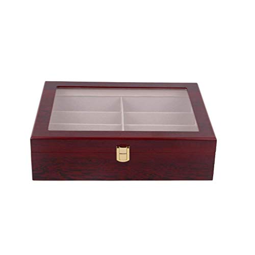 KWMAEEUID Schmuckschatulle – Abschnitt Schmuckschatulle mit Schnalle, Druckknopf und Magnetverschluss – groß – Schmuck-Organizer im Lederdesign KWMAEEUID Schmuckschatulle – Abschnitt Schmuckschatulle mit Schnalle, Druckknopf und Magnetverschluss – groß – Schmuck-Organizer im Lederdesign von KWMAEEUID