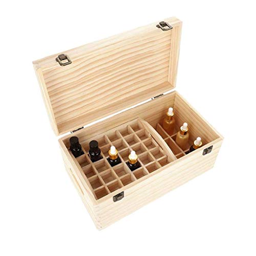 KWMAEEUID Schmuckschatulle – Aufbewahrungsbox für ätherische Öle – herausnehmbare Trennwände – 2 stapelbare Innenschalen – erstklassige Lösung KWMAEEUID Schmuckschatulle – Aufbewahrungsbox für ätherische Öle – herausnehmbare Trennwände – 2 stapelbare Innenschalen – erstklassige Lösung von KWMAEEUID