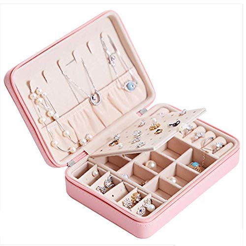 KWMAEEUID Schmuckschatulle – Schmuckschatulle, Organizer, Tablett, Schmuck-Display, Aufbewahrungsbox, Ohrring-Armband-Etui für Damen KWMAEEUID Schmuckschatulle – Schmuckschatulle, Organizer, Tablett, Schmuck-Display, Aufbewahrungsbox, Ohrring-Armband-Etui für Damen von KWMAEEUID