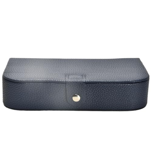 KWMAEEUID Schmuckschatulle für Halsketten, Ringe, Ohrringe, Aufbewahrung, Mini-Schmucketui, für Reisen, tragbar, Schmuck-Organizer für (Farbe: Argento, Größe: 19 cm) von KWMAEEUID