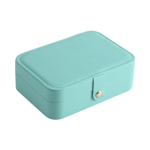 KWMAEEUID Tragbare Schmuck-Aufbewahrungsbox, großes Fassungsvermögen, Reise-Schmuckbeutel, Schmuckschatulle, Organizer (Farbe: D, Größe: 17,5 cm) von KWMAEEUID