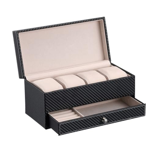 KWMAEEUID Tragbare Schmuck-Aufbewahrungsbox, großes Fassungsvermögen, Reise-Schmuckbeutel, Schmuckschatulle, Organizer (Farbe: D, Größe: 22,3 x 10,7 x 11 cm) von KWMAEEUID