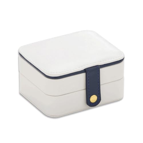 KWMAEEUID Tragbare Schmuckschatulle und Verpackung, Schmuckverpackung, Lederring, Ohrringe, Aufbewahrungsbox (Farbe: D, Größe: 11 cm) von KWMAEEUID