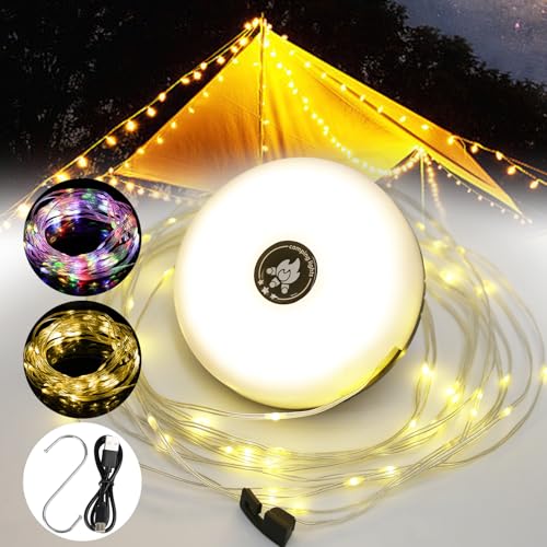 KWODE Camping Lichterkette Aufrollbar,10M 3-in-1Tragbare Outdoor LED Lichterkette,USB Wiederaufladbare Ausziehbare Campinglampe mit 8 Beleuchtungsmodi, für Camping, Hof und Wandern KWODE Camping Lichterkette Aufrollbar,10M 3-in-1Tragbare Outdoor LED Lichterkette,USB Wiederaufladbare Ausziehbare Campinglampe mit 8 Beleuchtungsmodi, für Camping, Hof und Wandern von KWODE