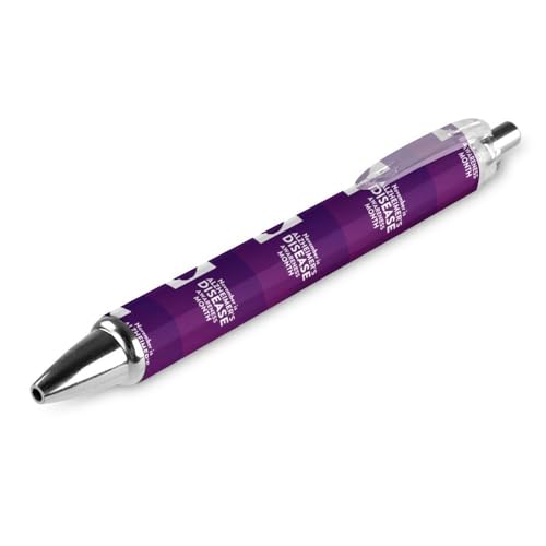KWQDOZF Alzheimer'sAwareness Month Einziehbarer Kugelschreiber, Schreibkugel mit schwarzer Tinte, Geschenke für Studenten, Bürobedarf KWQDOZF Alzheimer'sAwareness Month Einziehbarer Kugelschreiber, Schreibkugel mit schwarzer Tinte, Geschenke für Studenten, Bürobedarf von KWQDOZF