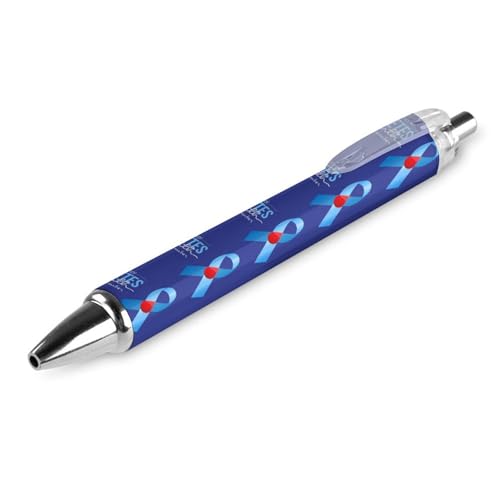 KWQDOZF Im November Diabetes Awareness Month Einziehbarer Kugelschreiber Schreiben Schwarze Tinte Kugel Geschenke für Studenten Büro Schreibwaren von KWQDOZF