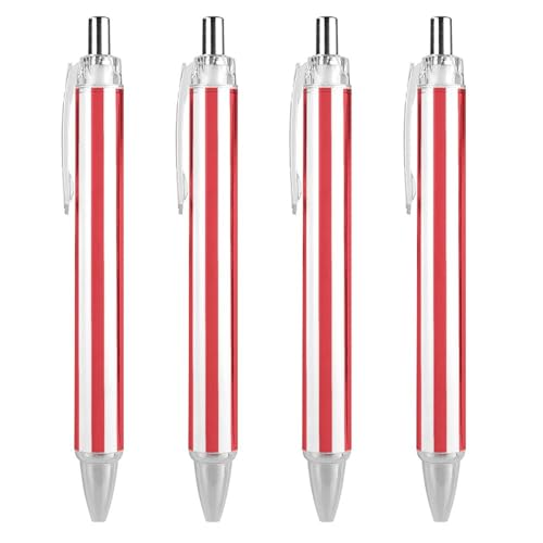 KWQDOZF Kugelschreiber mit amerikanischer Flagge zum 4. Juli, für Damen und Herren, feiner Druckkugelschreiber, 0,5 mm, 4 Stück KWQDOZF Kugelschreiber mit amerikanischer Flagge zum 4. Juli, für Damen und Herren, feiner Druckkugelschreiber, 0,5 mm, 4 Stück von KWQDOZF
