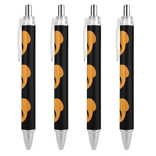KWQDOZF Lustige Kugelschreiber mit Eicheln und Eichhörnchen, einziehbarer Kugelschreiber, 0,5 mm, für Damen und Herren, Büro, 4 Stück KWQDOZF Lustige Kugelschreiber mit Eicheln und Eichhörnchen, einziehbarer Kugelschreiber, 0,5 mm, für Damen und Herren, Büro, 4 Stück von KWQDOZF