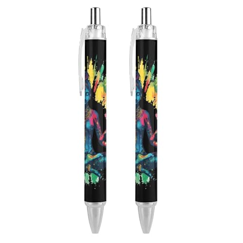 KWQDOZF Shiva Meditation Niedlicher Kugelschreiber Druckkugelschreiber 0,5 mm für Damen und Herren im Büro KWQDOZF Shiva Meditation Niedlicher Kugelschreiber Druckkugelschreiber 0,5 mm für Damen und Herren im Büro von KWQDOZF