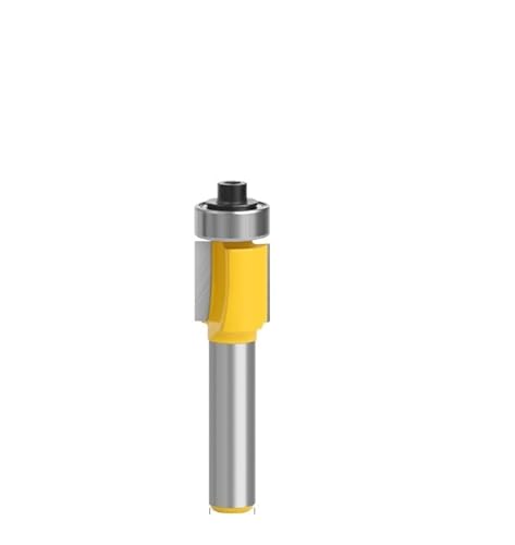 Flush Trim Router Bit With Bearing, 3er-Pack 8 mm Schaft Flush Trim Router Bits mit Lager for Holz Hartmetall verschiedene Größen(8mmx12.7mmx12.7mm) von KXAOXGRC