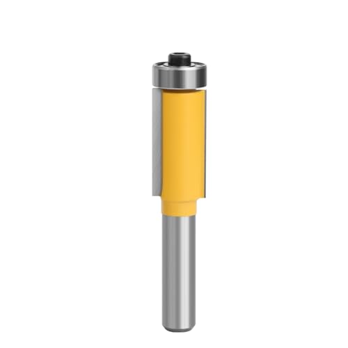 Flush Trim Router Bit With Bearing, 3er-Pack 8 mm Schaft Flush Trim Router Bits mit Lager for Holz Hartmetall verschiedene Größen(8mmx12.7mmx25.4mm) von KXAOXGRC