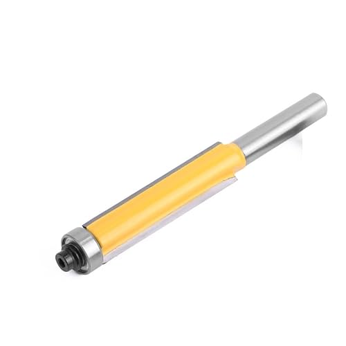 Flush Trim Router Bit With Bearing, 3er-Pack 8 mm Schaft Hartmetall Flush Trim Router Bits mit Lager for Holz mehrere Größen(8mmX12.7mmX50.8mm) von KXAOXGRC