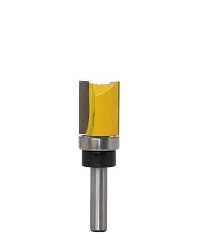 Flush Trim Router Bit With Bearing, 4er-Pack 8 mm Schaft 3/4 Zoll Durchmesser Router Bits Mehrere Höhen(No1) von KXAOXGRC
