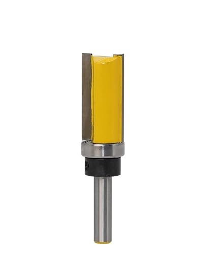 Flush Trim Router Bit With Bearing, 4er-Pack 8 mm Schaft 3/4 Zoll Durchmesser Router Bits Mehrere Höhen(No3) von KXAOXGRC