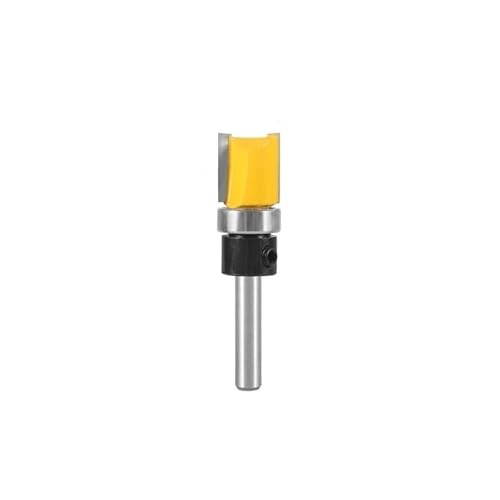 Flush Trim Router Bit With Bearing, 4er-Pack 8-mm-Schaft-Schablonen- und Bündigfräser for die Holzbearbeitung, mehrere Größen(8x19.05x20) von KXAOXGRC