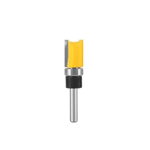 Flush Trim Router Bit With Bearing, 4er-Pack 8-mm-Schaft-Schablonen- und Bündigfräser for die Holzbearbeitung, mehrere Größen(8x19.05x25.4) von KXAOXGRC