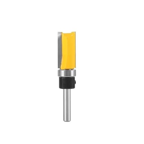 Flush Trim Router Bit With Bearing, 4er-Pack 8-mm-Schaft-Schablonen- und Bündigfräser for die Holzbearbeitung, mehrere Größen(8x19.05x38.1) von KXAOXGRC