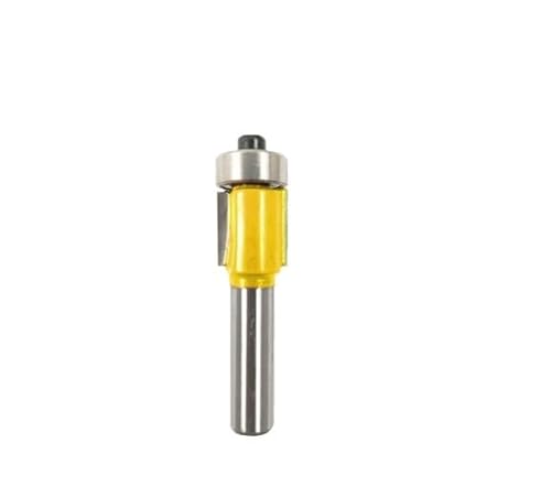 Flush Trim Router Bit With Bearing, 8mm Schaft 2 "Flush Trim Vorlage Muster Router Bit Mit Lager for Holz Wolfram Hartmetall(8mm Shank X 12.7) von KXAOXGRC
