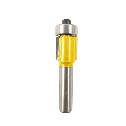 Flush Trim Router Bit With Bearing, 8mm Schaft Flush Trim Lager Router Bit for Holz Vorlage Hartmetall Mehrere Größen(8x12.7x12.7mm) von KXAOXGRC
