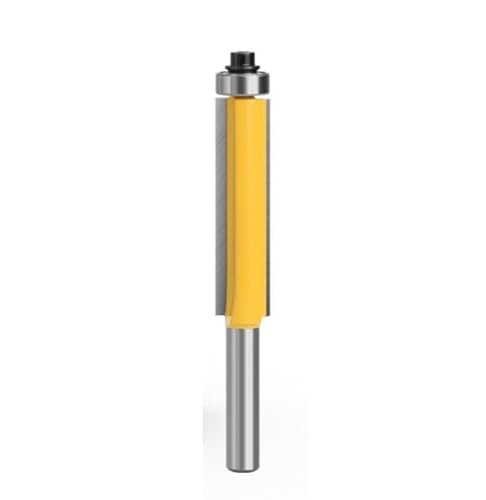 Flush Trim Router Bit With Bearing, 8mm Schaft Flush Trim Router Bit Mit Lager Hartmetall Mehrere Größen(8mmX12.7mmX50.8mm) von KXAOXGRC