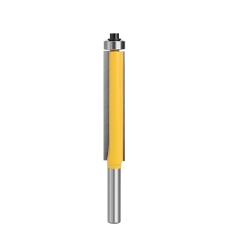 Flush Trim Router Bit With Bearing, 8mm Schaft Flush Trim Router Bit Mit Lager Hartmetall Mehrere Größen(8mmX12.7mmX63mm) von KXAOXGRC