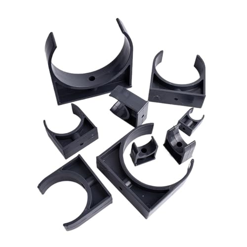 KXAOXGRC Kunststoff-Rohrschelle, 2~20 stücke ID 20~110mm UPVC Rohr Klemme Stecker Garten Bewässerung Aquarium Bewässerung Adapter Armaturen Befestigung Joint(2pcs,Inner Dia 40mm) von KXAOXGRC