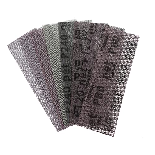 KXAOXGRC Netz-Schleifscheiben, Schleifpapier Auto Net Mesh Schleifscheiben Hakenschlaufe(180) von KXAOXGRC
