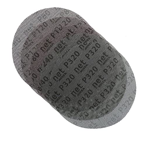 KXAOXGRC Netz-Schleifscheiben, Staubfreies Schleifpapier for Polieren von Holz und Autos(80) von KXAOXGRC