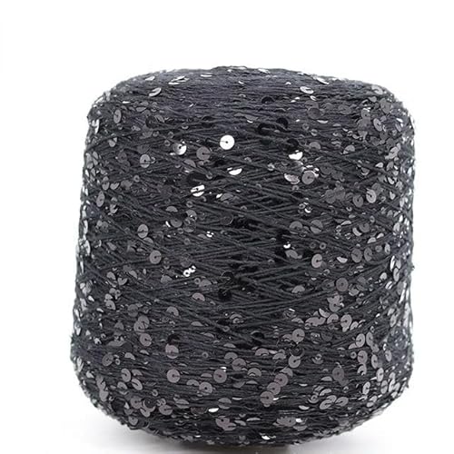 Pailletten-merzerisiertes Garn, Mehrfarbiges 50 g Pailletten-Glitzergarn for Stricken, Häkeln, Basteln, DIY(11) von KXAOXGRC