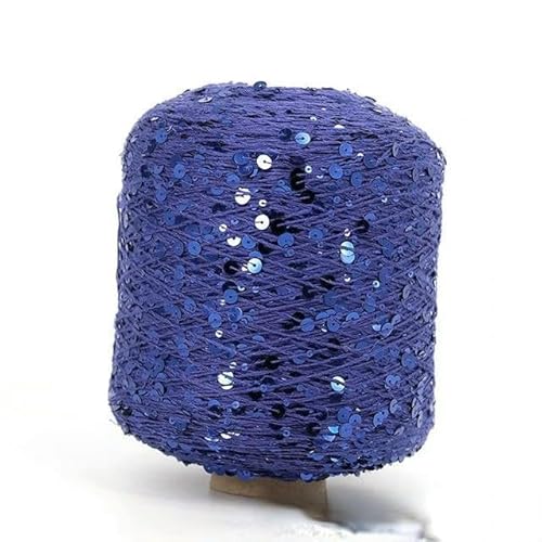 Pailletten-merzerisiertes Garn, Mehrfarbiges 50 g Pailletten-Glitzergarn for Stricken, Häkeln, Basteln, DIY(54) von KXAOXGRC