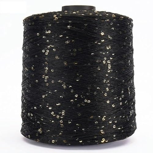 Pailletten-merzerisiertes Garn, Sommer-Eisseide, Pailletten-Glitzergarn, 500 g, mehrfarbig(48) von KXAOXGRC