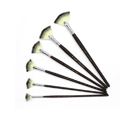 Aquarell-Pinsel-Set, Nylon, Haarmalpinsel, Kunstbedarf für Schulmalerei, 6 Stück Aquarell-Pinsel-Set, Nylon, Haarmalpinsel, Kunstbedarf für Schulmalerei, 6 Stück von KXQYIKYI